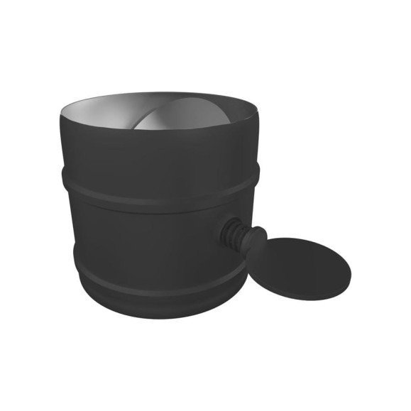 Поворотный шибер МЕТАЛЛИК И КО 150; AISI 430 0.80 (RAL 9005) терм. о О0000115972 Поворотный шибер МЕТАЛЛИК И КО 150; AISI 430 0.80 (RAL 9005) терм. о О0000115972