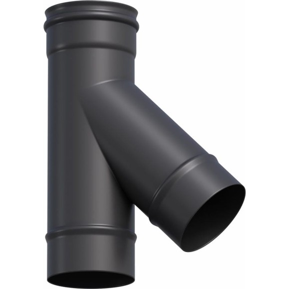 Тройник Металлик и Ко 135x150, AISI 430, 0.80, RAL 9005, терм. о О0000148149 Тройник Металлик и Ко 135x150, AISI 430, 0.80, RAL 9005, терм. о О0000148149