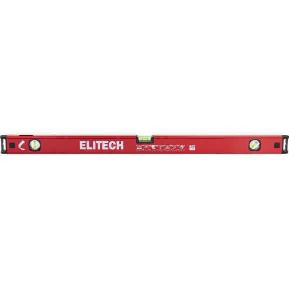 Уровень пузырьковый Elitech 80 см, магнитный, 3 глазка 320103 207194 Уровень пузырьковый Elitech 80 см, магнитный, 3 глазка 320103 207194