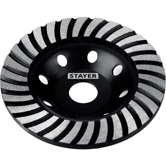 Алмазная сегментированная чашка STAYER Turbo 125 мм 33380-125_z02 Алмазная сегментированная чашка STAYER Turbo 125 мм 33380-125_z02