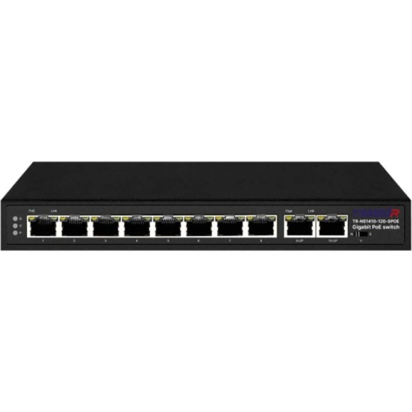 Коммутатор Trassir Ethernet, PoE TR-NS1410-120-8POE УТ-00058260 Коммутатор Trassir Ethernet, PoE TR-NS1410-120-8POE УТ-00058260
