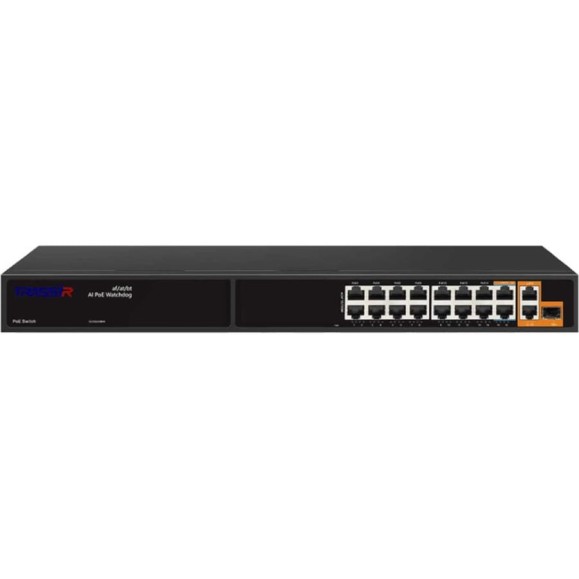 Коммутатор Trassir Ethernet, PoE TR-NS11191S-285-16PoE УТ-00058116 Коммутатор Trassir Ethernet, PoE TR-NS11191S-285-16PoE УТ-00058116
