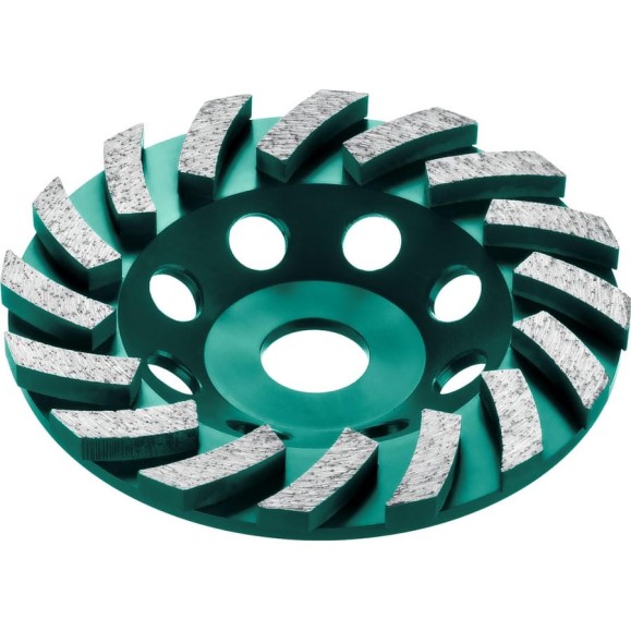 Сегментная алмазная чашка KRAFTOOL Industrial Turbo 125 мм 33368-125