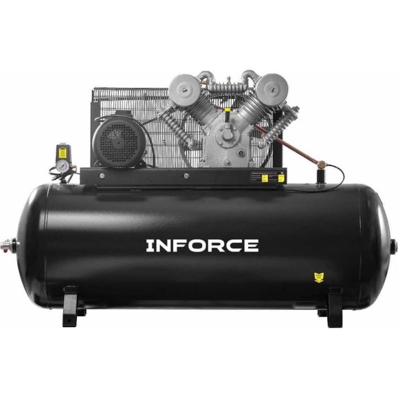 Ременной компрессор Inforce (500 л; 12 бар; 2 ступени; 1400 л/мин) IBCV-500L-3P2/1400 Ременной компрессор Inforce (500 л; 12 бар; 2 ступени; 1400 л/мин) IBCV-500L-3P2/1400