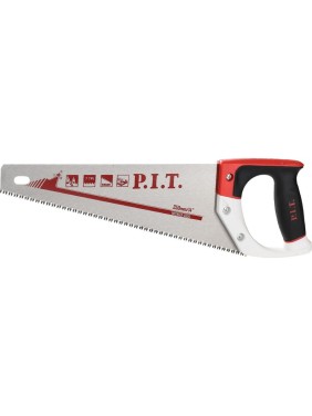 Ножовка по дереву P.I.T. серия CONTROL 350 мм, 7 TPI, трёхгранная заточка, сталь 65Mn HHSW03-0350