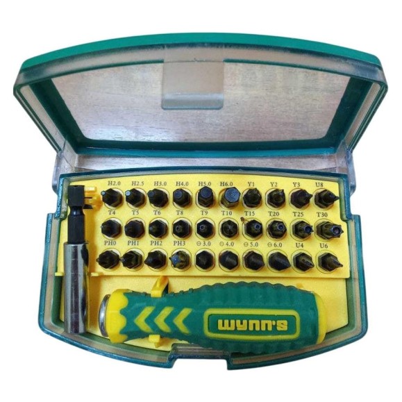 Отвертка c набором бит WYNNS 34предмета W0210/ Tools 00000023797