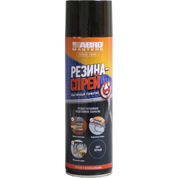Герметик эластичный ABRO Резина-спрей 540 мл MASTERS LS-540-RW Герметик эластичный ABRO Резина-спрей 540 мл MASTERS LS-540-RW