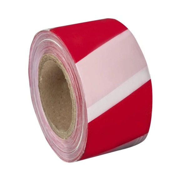 Лента сигнальная SAMGRUPP 50 мм./200 м. красно-белая (упаковка 16 шт) SR-069050200-16