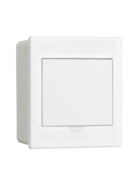 Корпус Dekraft пластиковый, навесной бел. дв. 1 ряд 4 мод. IP41 ЩРН-П 31084DEK