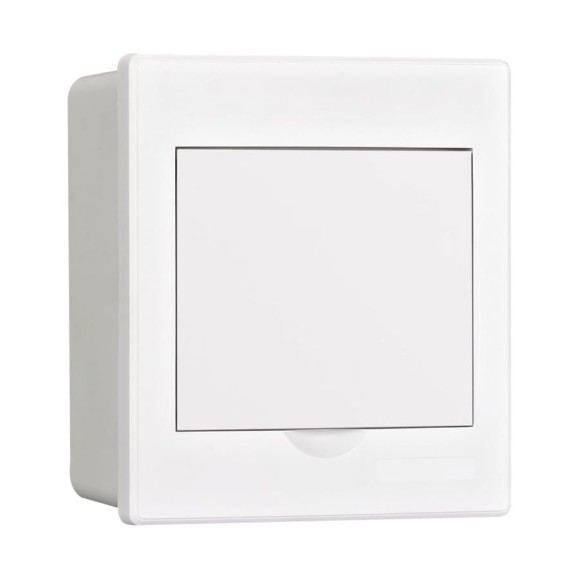 Корпус Dekraft пластиковый, навесной бел. дв. 1 ряд 4 мод. IP41 ЩРН-П 31084DEK