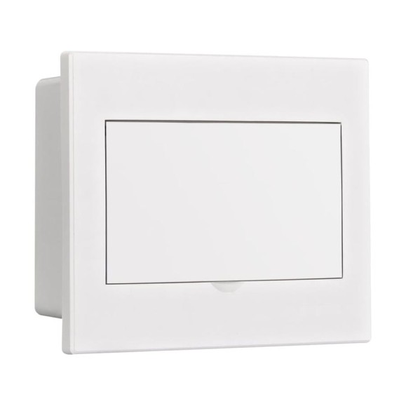 Корпус пластиковый Dekraft встраиваемый белая дверца 1 ряд 9 мод. IP41 ЩРВ-П 31082DEK