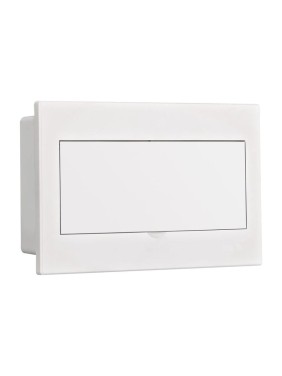 Корпус пластиковый Dekraft встраиваемый белая дверца 1 ряд 13 мод. IP41 ЩРВ-П 31083DEK