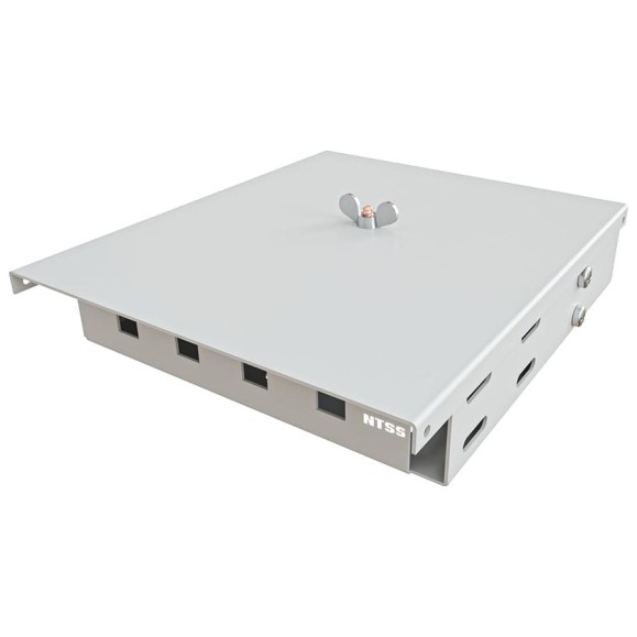 Кросс оптический настенный NTSS Микро, укомплектованный, 4 порта SC/UPC, 9/125 мкм (сплошная панель, ложемент, пигтейлы, КДЗС, адаптеры) серый RAL 7035 NTSS-WFOBМк-4-SC/U-9-SP1.5G0AY Кросс оптический настенный NTSS Микро, укомплектованный, 4 порта SC/UPC, 9/125 мкм (сплошная панель, ложемент, пигтейлы, КДЗС, адаптеры) серый RAL 7035 NTSS-WFOBМк-4-SC/U-9-SP1.5G0AY