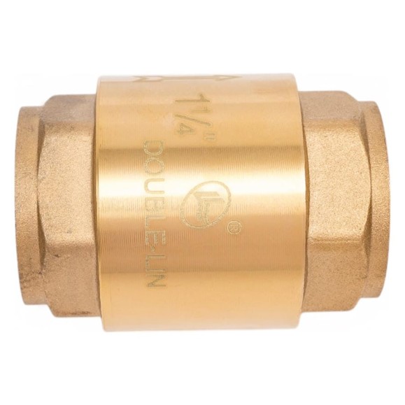 Обратный клапан DOUBLE-LIN латунный золотник В/В Ø1 1/4" LL5022 (1 1/4")