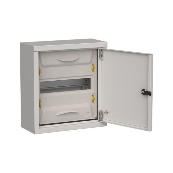 Корпус металлический IEK TITAN 5 ЩРн-12 (1x12) 335x310x140 IP31 серый TI5-50-N-012-31-7035