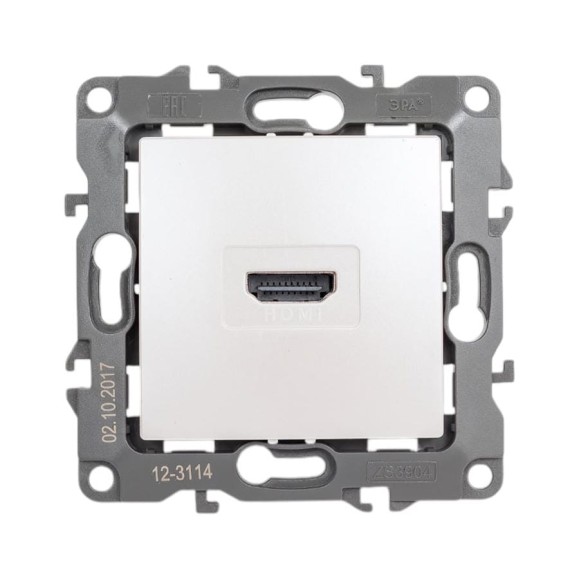 Розетка ЭРА 12-3114-15 HDMI, IP20, 12, перламутр Б0027490 Розетка ЭРА 12-3114-15 HDMI, IP20, 12, перламутр Б0027490