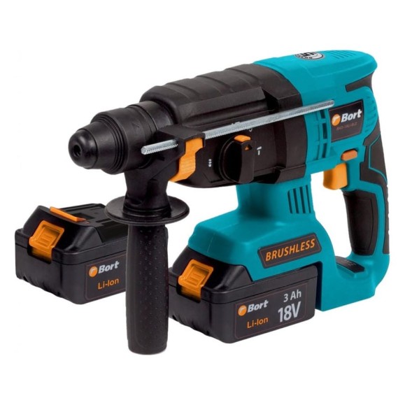 Перфоратор аккумуляторный BORT BHD-18Li-BLZ 2x3,0А.ч 93410129