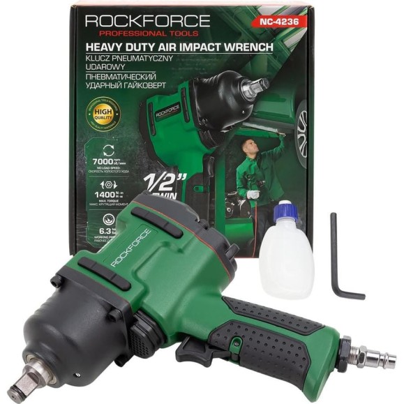 Гайковерт пневматический ударный Rockforce 1/2