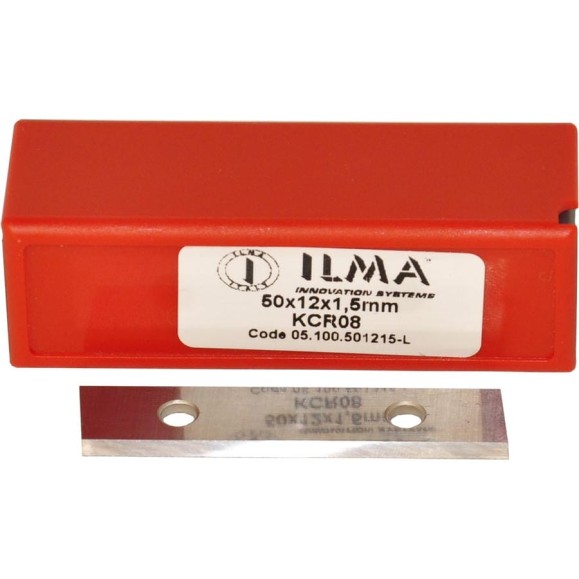 Нож сменный твердосплавный ILMA 50x12x1,5 со скосом LH, 35º, Z=4 UMG04 05.100.501215-L.Z4