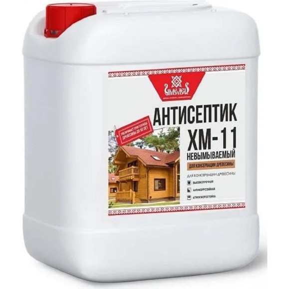 Антисептик Народный умелец ХМ-11 невымываемый 10 л X6931689 Антисептик Народный умелец ХМ-11 невымываемый 10 л X6931689