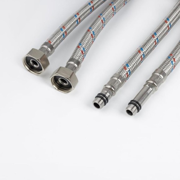 Гибкая подводка IDDIS F1/2xM10S, F1/2xM10L, SS304, латунь, 0,5 м, комплект 2 шт 926CBS05ZP