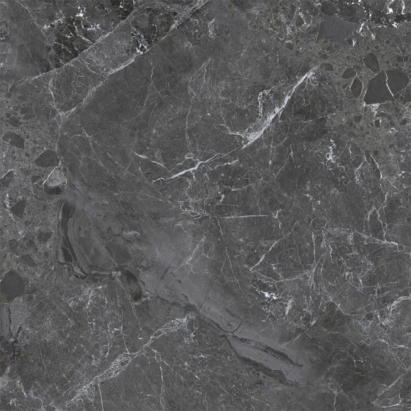 Керамогранит Delacora Greiny Dark sugar-эффект 600x600x9,5 1,44м2 черный 6060GRY99