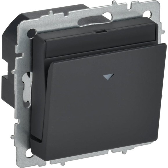 Выключатель карточный IEK BRITE 30А ВС10-1-8-БрГ графит BR-V11-0-10-K53