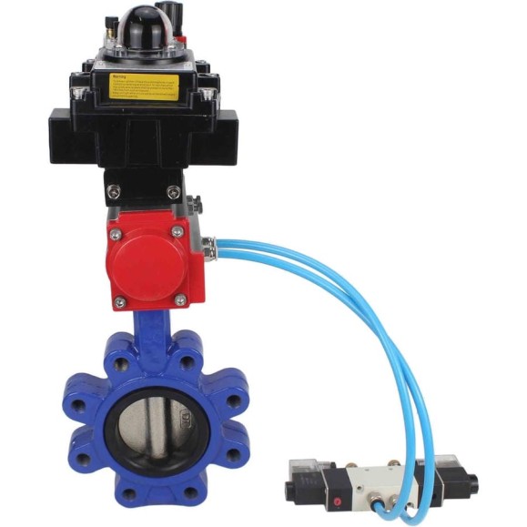 Затвор DN.ru QT450-304-NBR-2W-Fb-H Ду150 Ру16 LUG пн.привод, пн.распред., БПВ, БКВ D050-52540 Затвор DN.ru QT450-304-NBR-2W-Fb-H Ду150 Ру16 LUG пн.привод, пн.распред., БПВ, БКВ D050-52540