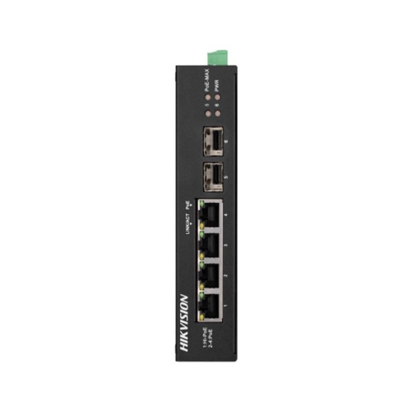 Коммутатор Hikvision Ethernet, PoE DS-3T0506HP-E/HS УТ-00028221 Коммутатор Hikvision Ethernet, PoE DS-3T0506HP-E/HS УТ-00028221