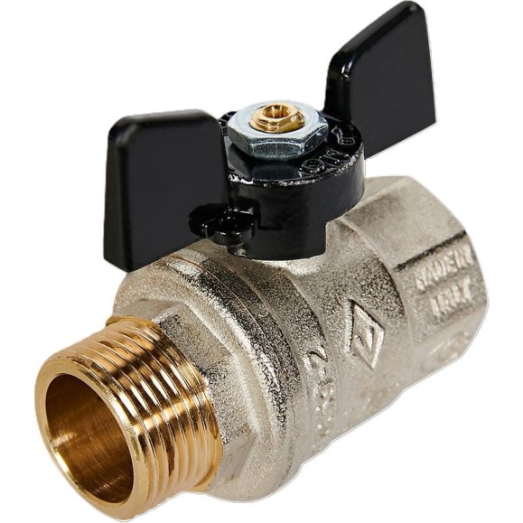 Кран Bugatti OREGON серия 307 НВ 3/4", бабочка, полный проход 03070065