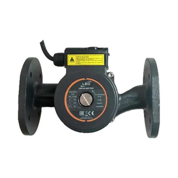 Циркуляционный насос LEO LRP 40-80F/250, 160/245/270 Вт, 220В, Q 65/113/183 лмин, Hmax 5,4/6,7/7,3 m 1108