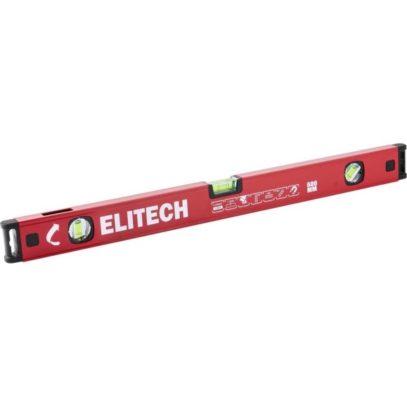 Уровень пузырьковый Elitech 60 см, магнитный, 3 глазка 320102 207193