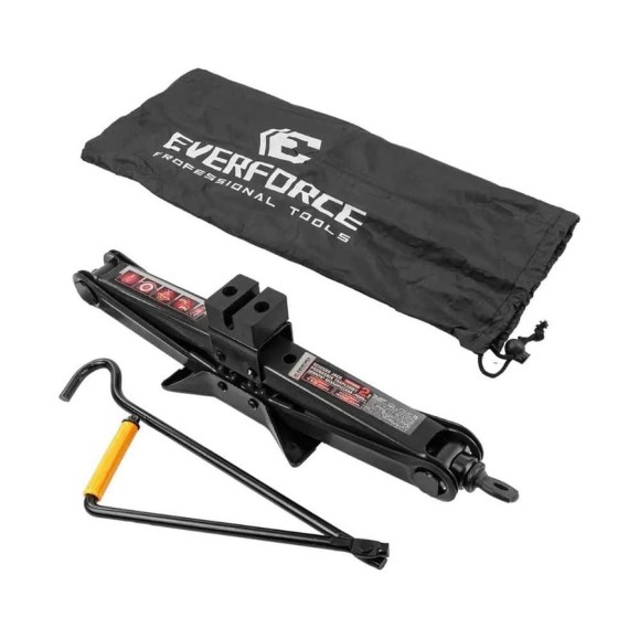 Домкрат механический EVERFORCE ромб, 2 т EF-10152A(61285) Домкрат механический EVERFORCE ромб, 2 т EF-10152A(61285)