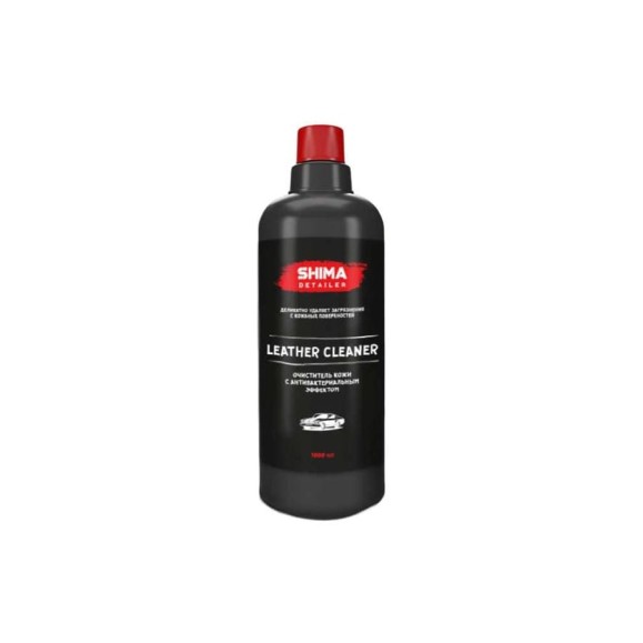 Очиститель кожи SHIMA DETAILER "LEATHER CLEANER" с антибактериальным эффектом, 1 л 4610326361318