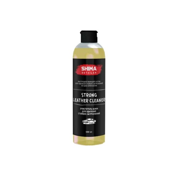 Очиститель кожи для удаления стойких загрязнений SHIMA DETAILER "STRONG LEATHER CLEANER" 500 мл 4610326361325