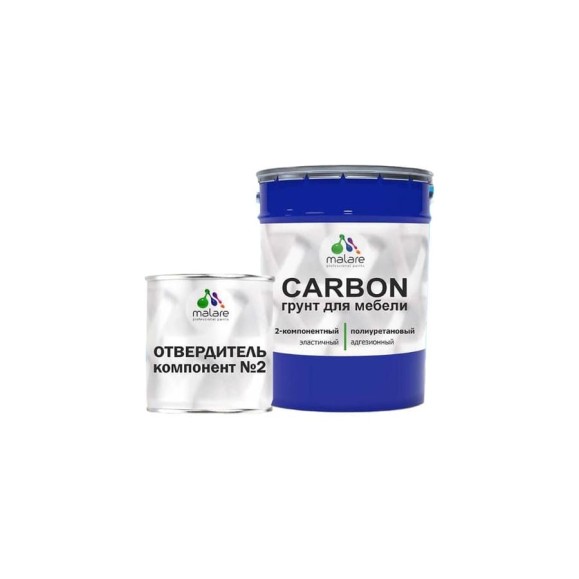 Полиуретановый грунт MALARE 2К CARBON для мебели, двухкомпонентный высокопрочный износостойкий укрепляющий УФ-стойкий эластичный, 0.7 кг + 30 гр отвердитель 4660504765391 ПУГМЕБПР0070 Полиуретановый грунт MALARE 2К CARBON для мебели, двухкомпонентный высокопрочный износостойкий укрепляющий УФ-стойкий эластичный, 0.7 кг + 30 гр отвердитель 4660504765391 ПУГМЕБПР0070
