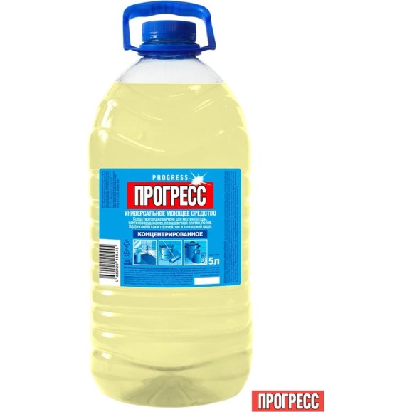Универсальное моющее средство ПРОГРЕСС 5 л бутылка ПЭТ М-07-3с Универсальное моющее средство ПРОГРЕСС 5 л бутылка ПЭТ М-07-3с