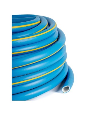 Шланг поливочный Grassman Sunflex Soft диаметр синий с желтой полосой 1/2 - 25 метров 1/104 005934