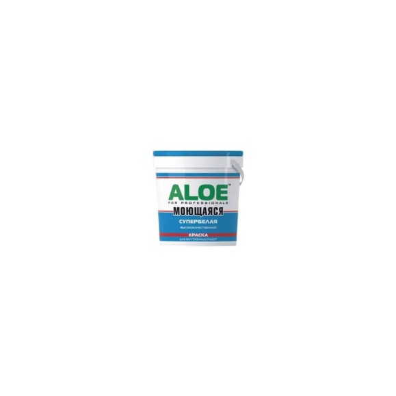 Краска ALOE ВД-АК моющаяся супербелый 3 кг 6 8542 Краска ALOE ВД-АК моющаяся супербелый 3 кг 6 8542