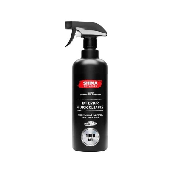 Универсальный очиститель поверхностей SHIMA DETAILER "INTERIOR QUICK CLEANER" 1 L 4610326360809 Универсальный очиститель поверхностей SHIMA DETAILER "INTERIOR QUICK CLEANER" 1 L 4610326360809