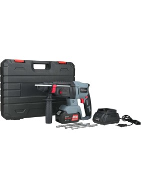 Аккумуляторный перфоратор беcщеточный Profipower MKDHR-18V (Li-ion-1шт, 4.0Ач, 1,9Дж, 3 режима, З/У, кейс) T0058