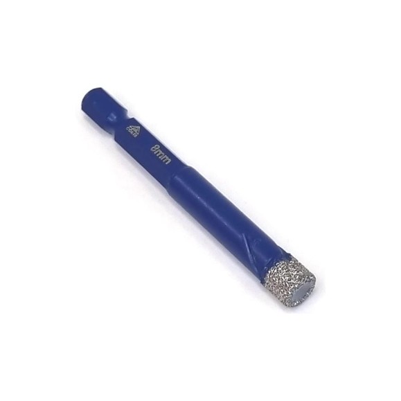 Коронка алмазная CORTE с шестигранным хвостовиком 1/4 HEX 8 мм. SBH08