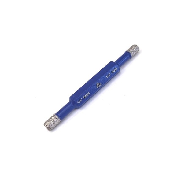 Коронка алмазная CORTE двусторонняя с шестигранным хвостовиком 3/8 HEX 6-6 мм. SBH0606