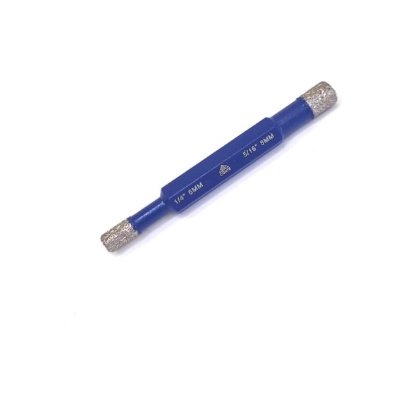 Коронка алмазная CORTE двусторонняя с шестигранным хвостовиком 3/8 HEX 6-8 мм. SBH0608
