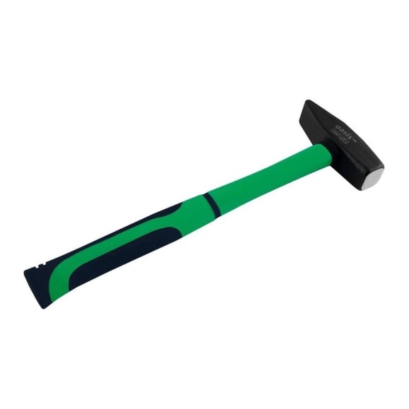 Молоток слесарный с обрезиненной фибергласовой рукояткой OASIS Eco 1000г 103010602007