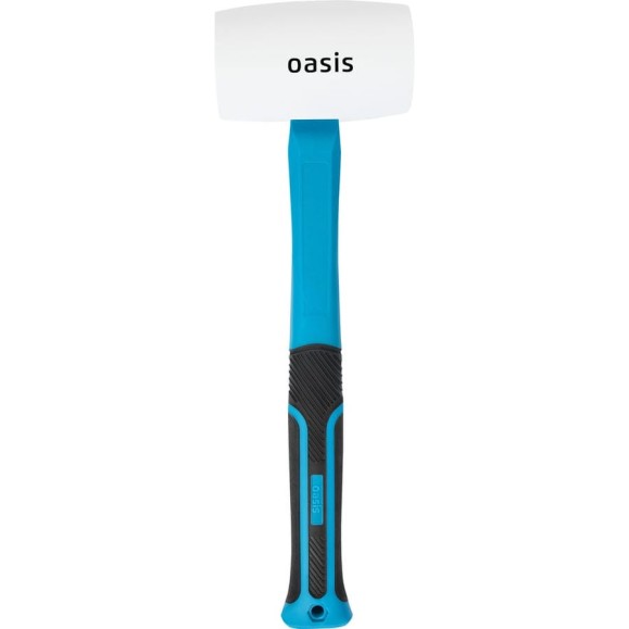 Киянка резиновая OASIS (белая) с фибергласовой рукояткой 680г 103010901006