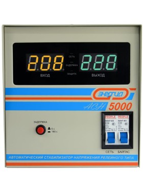 Стабилизатор с цифровым дисплеем Энергия АСН-5000 Е0101-0114