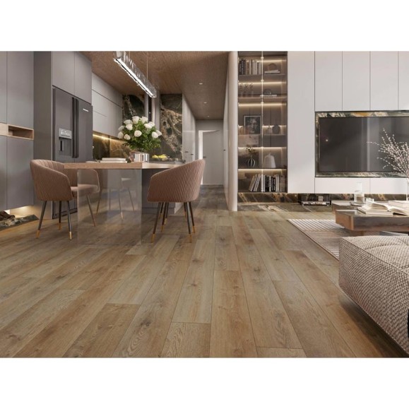 Ламинат EVOFLOOR Spc home oak brown/дуб коричневый 1220x183x4 мм, 2,232 м2 L-20243 Ламинат EVOFLOOR Spc home oak brown/дуб коричневый 1220x183x4 мм, 2,232 м2 L-20243
