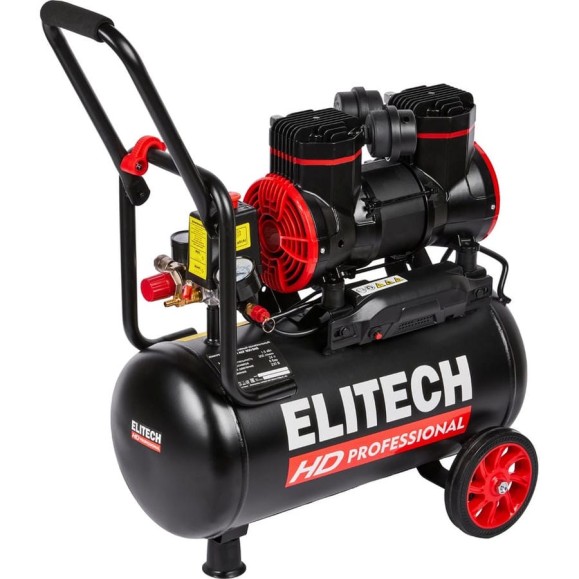 Компрессор безмасляный малошумный Elitech ACF 300-24S 204539 Компрессор безмасляный малошумный Elitech ACF 300-24S 204539