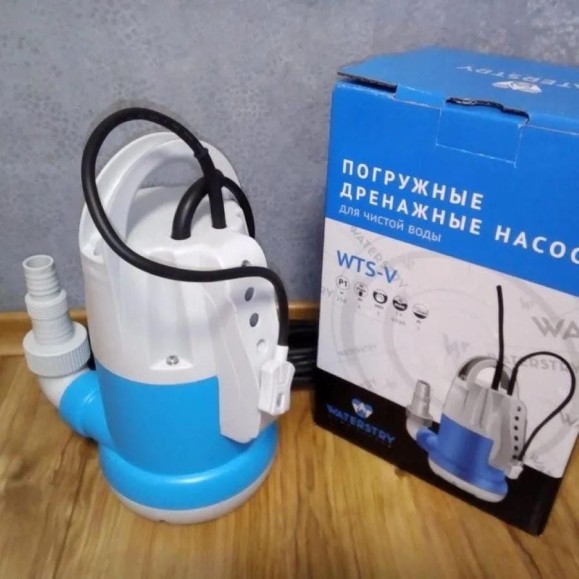 Дренажный насос WATERSTRY WTS 250V чистой воды с импульсным поплавком боковой выход J250WTSV Дренажный насос WATERSTRY WTS 250V чистой воды с импульсным поплавком боковой выход J250WTSV
